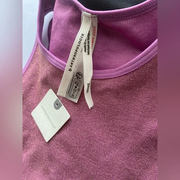 Anthropologie Pink Sleeveless Top - Picture 3 of 5